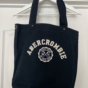 Abercrombie & Fitch Tote bag in navy